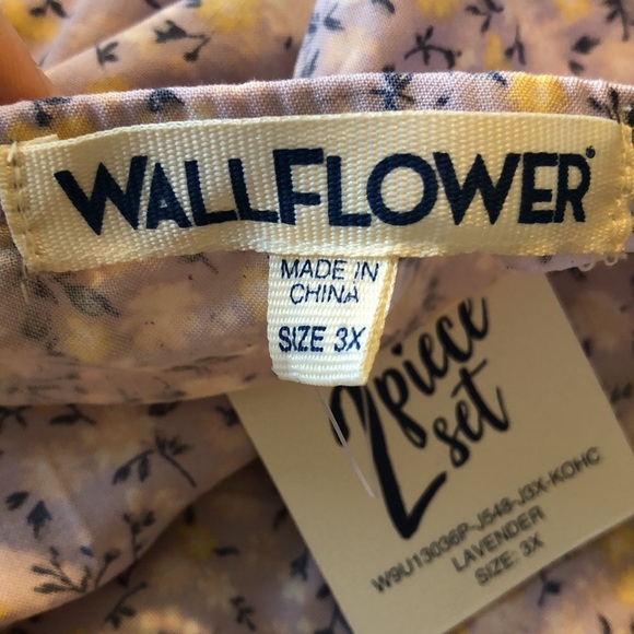 Wallflower Lavender Floral Maxi Summer Dress Size 3x Cottagecore NWT Maxi - Picture 6 of 7